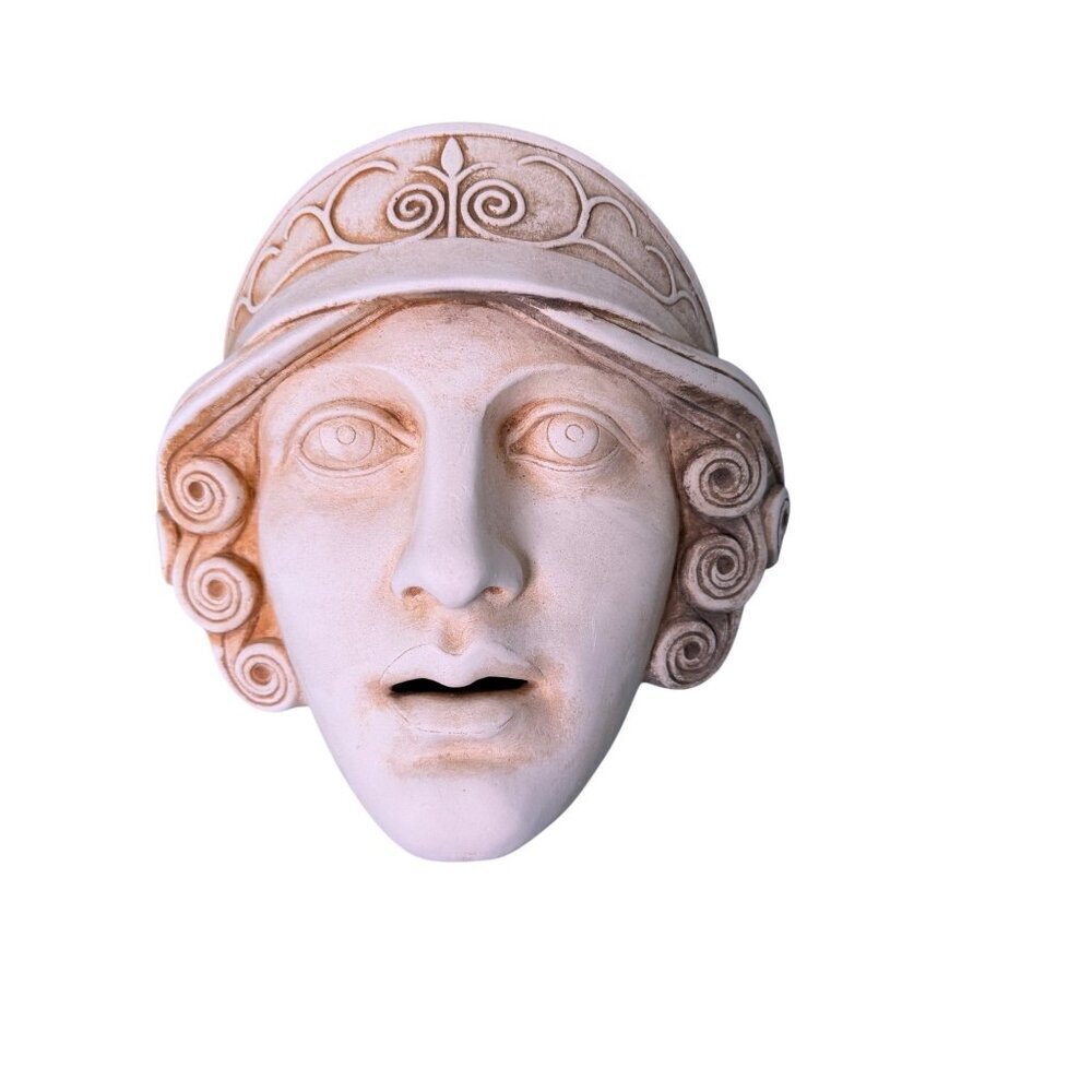 Goddess Athena Mask - Ancient Greek Theatre Casting Stone Material Large